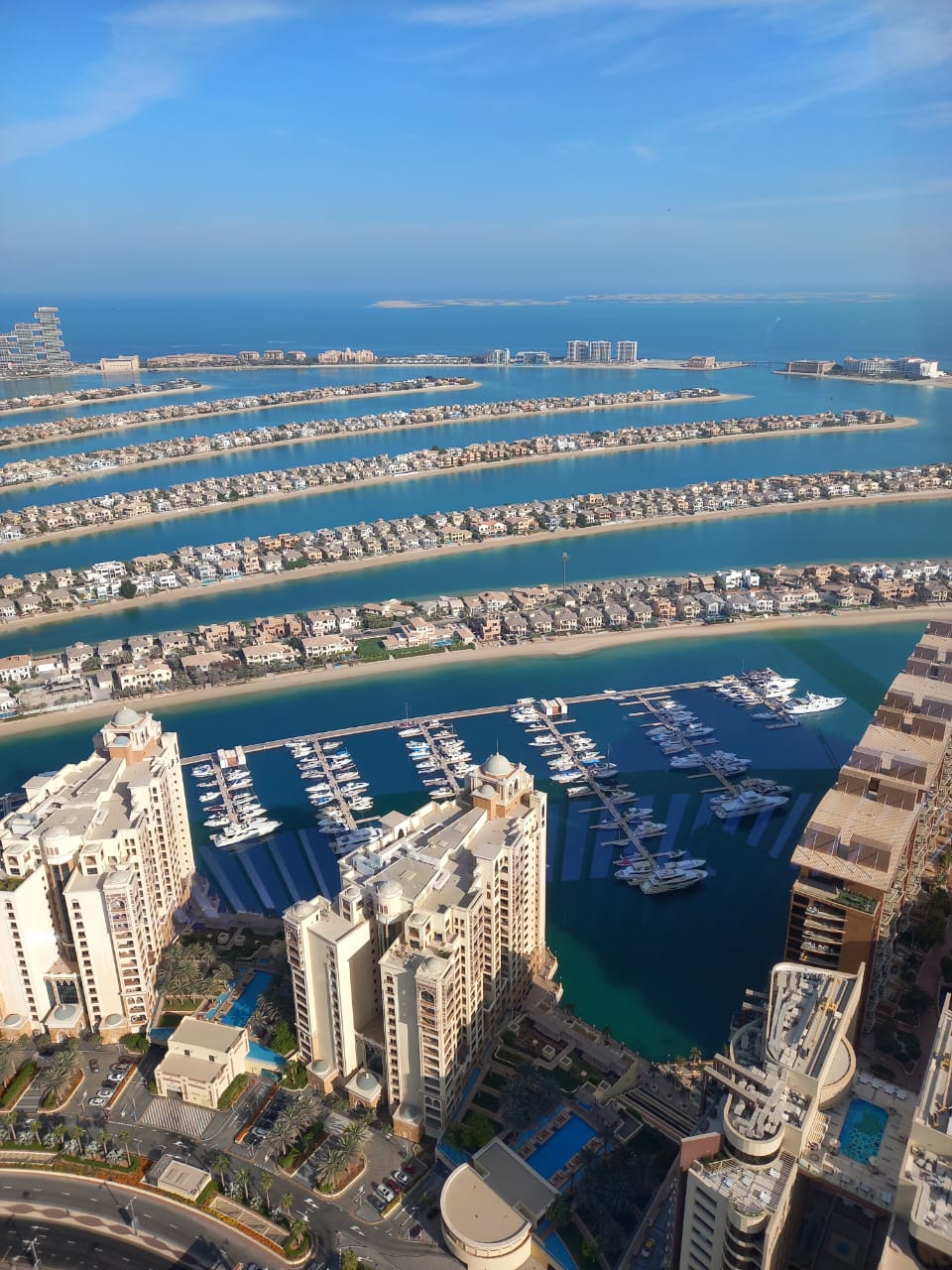 Palm JUmeirah View fro the View