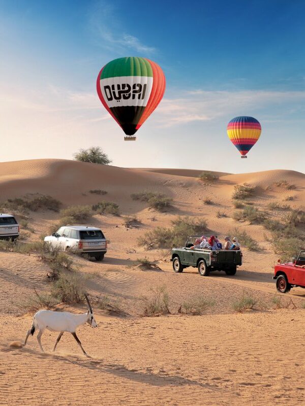 Hot air balloon with breakfast dubai