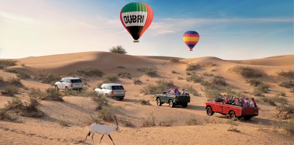 Hot air balloon with breakfast dubai
