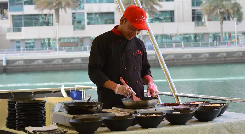 live cooking cruise Dubai