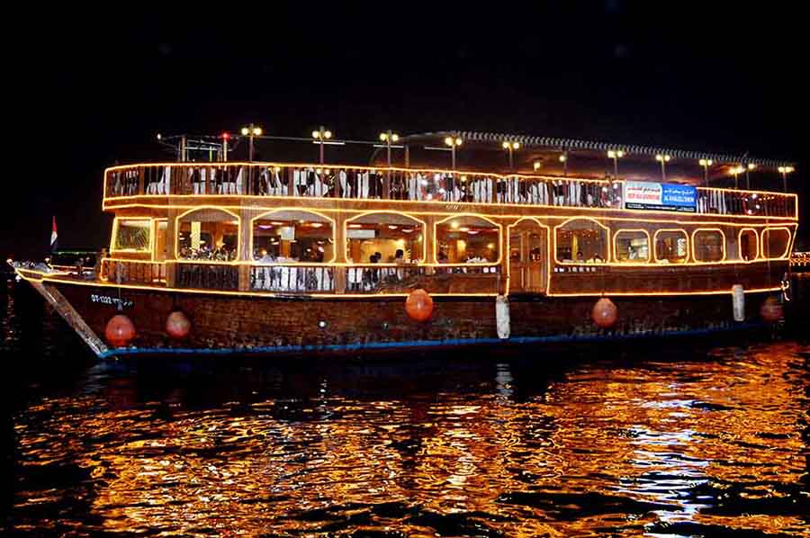 dhow cruise creek rayna