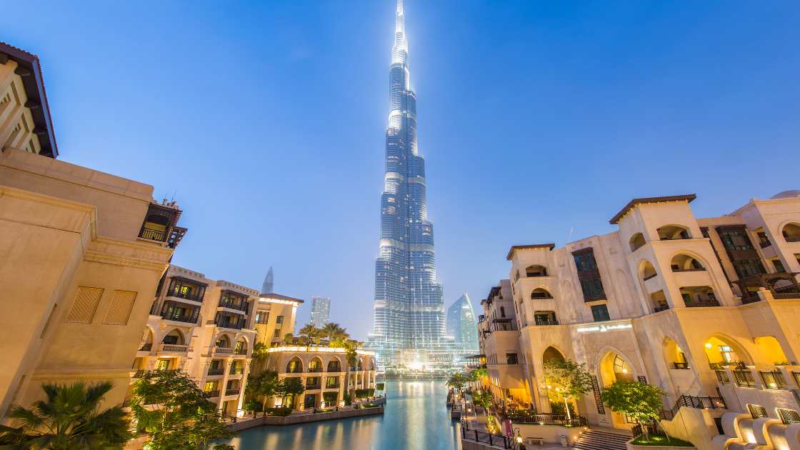 Burj Khalifa ticket at the top