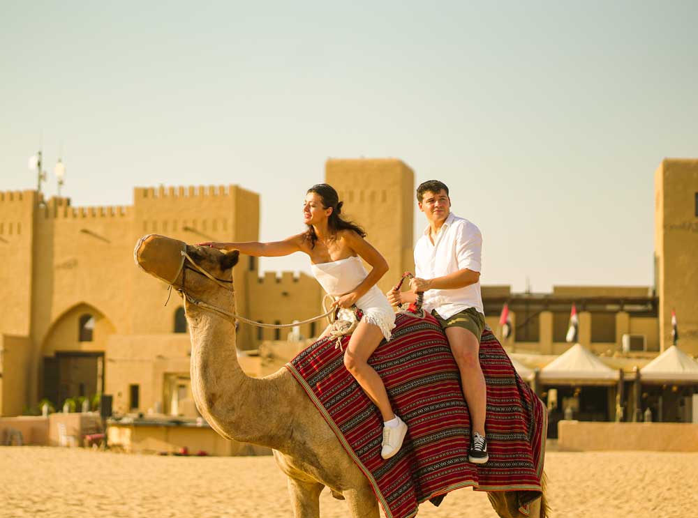 camel ride sahara