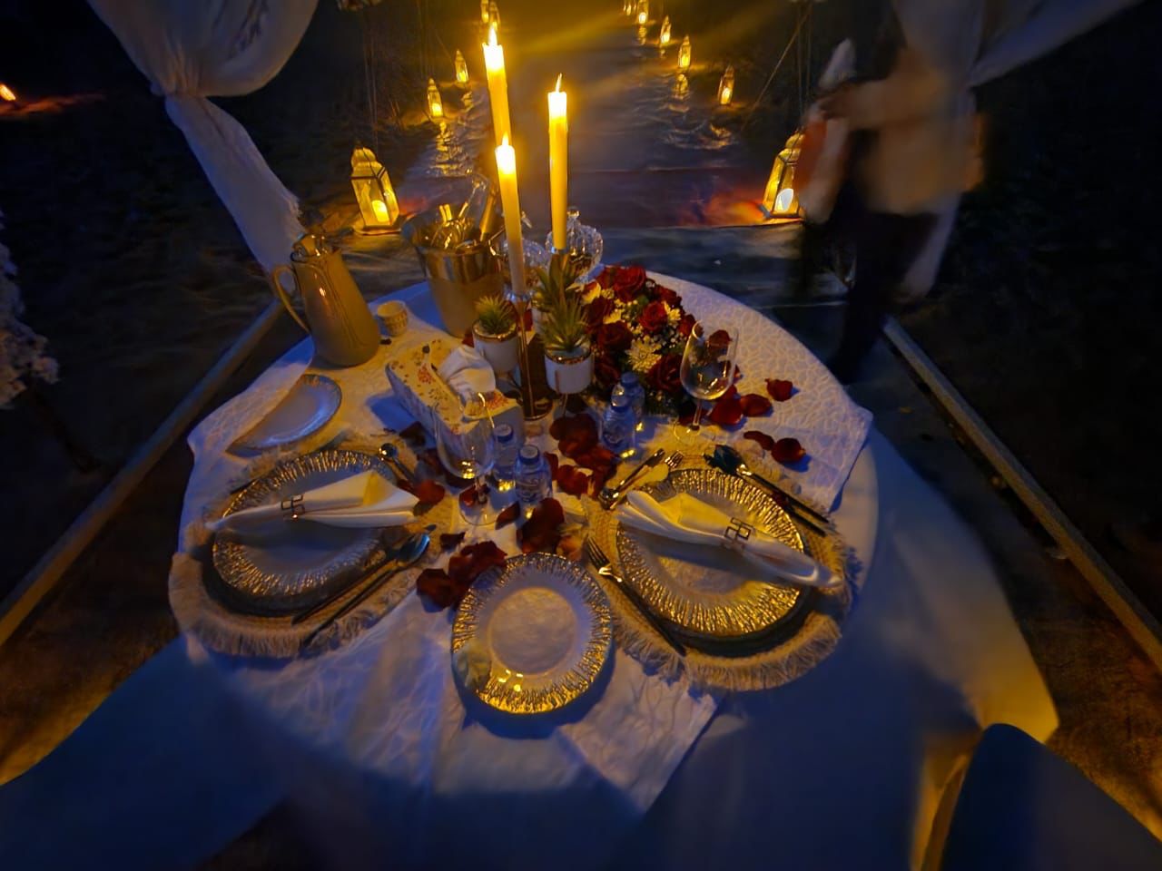 dinner private desert