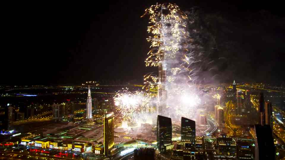 Fireworks Burj Khalifa