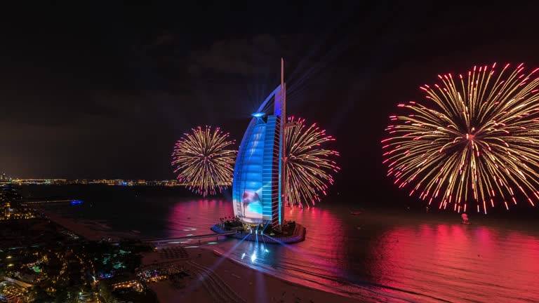 Dubai Fireworks New Year